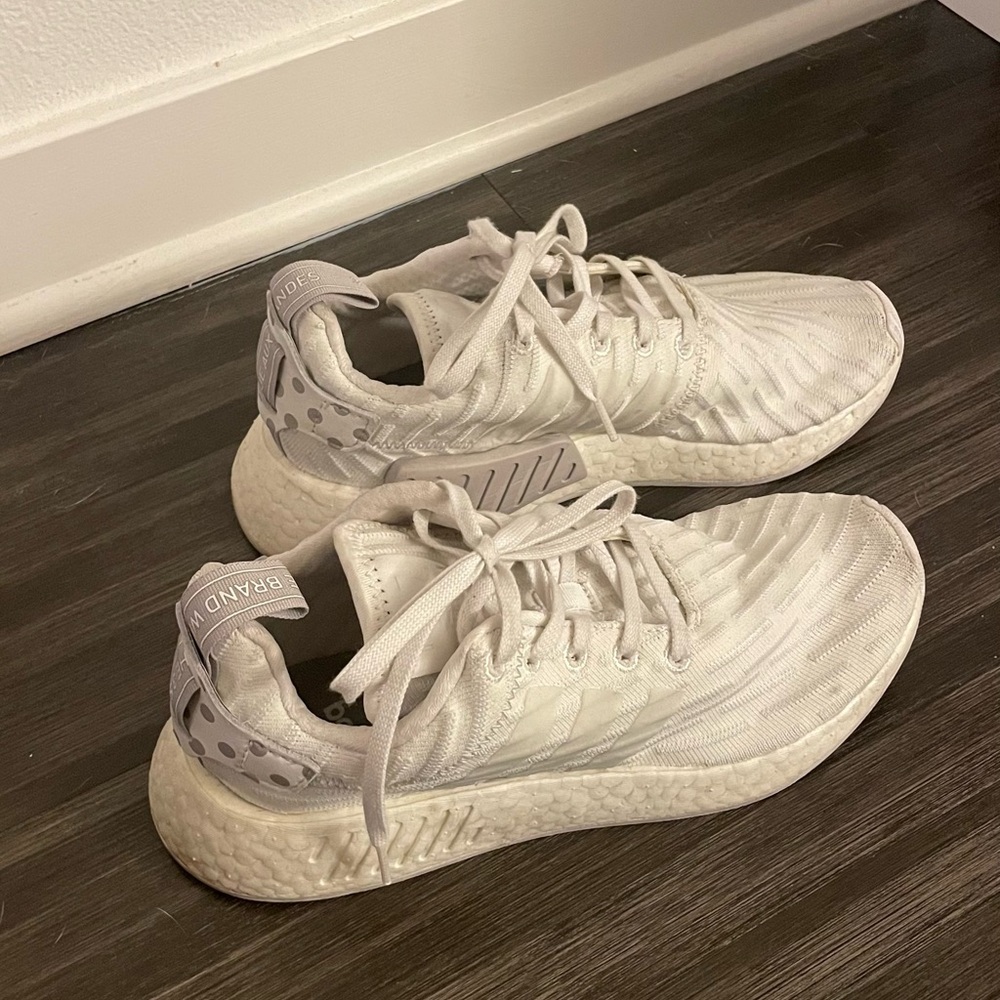 adidas Beige NMD Polka Dot